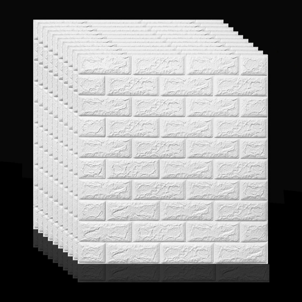 Self adhesive Waterproof TV Background Brick Wallpapers 3D Wall Sticker Living Room Wallpaper Mural Bedroom Decorative Stickers
Self adhesive Waterproof TV Background Brick Wallpapers 3D Wall Sticker Living Room Wallpaper Mural Bedroom Decorative Stickers