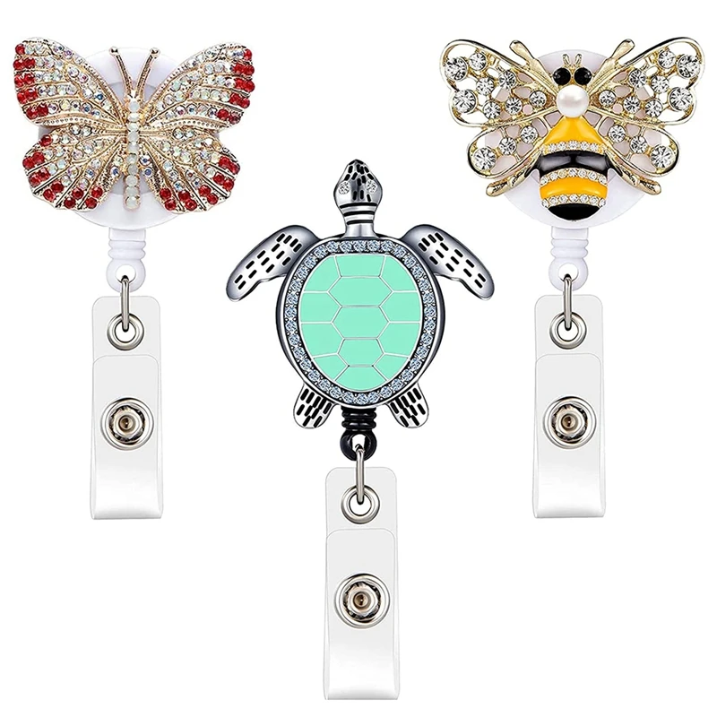 3 Pieces Retractable Badge Reel Cute Animal ID Badge Holder With Alligator Clip Decorative Badge Reel For Nurse Teacher
3 Pieces Retractable Badge Reel Cute Animal ID Badge Holder With Alligator Clip Decorative Badge Reel For Nurse Teacher