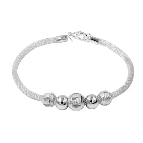 Fashion 925 Sterling Silver Woman Cuff Bracelet Rope Beaded Bangle Retro Party Bridesmaid Jewelry Charm Girl Gifts
Fashion 925 Sterling Silver Woman Cuff Bracelet Rope Beaded Bangle Retro Party Bridesmaid Jewelry Charm Girl Gifts