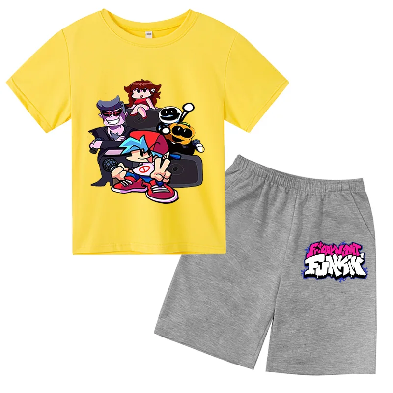 Anime T Shirts Friday Night Funkin Baby Boys Clothes Tees Sets T-Shirt Kids Oversized Tshirt+shorts Toddler Girl Hip Hop Tops
Anime T Shirts Friday Night Funkin Baby Boys Clothes Tees Sets T-Shirt Kids Oversized Tshirt+shorts Toddler Girl Hip Hop Tops