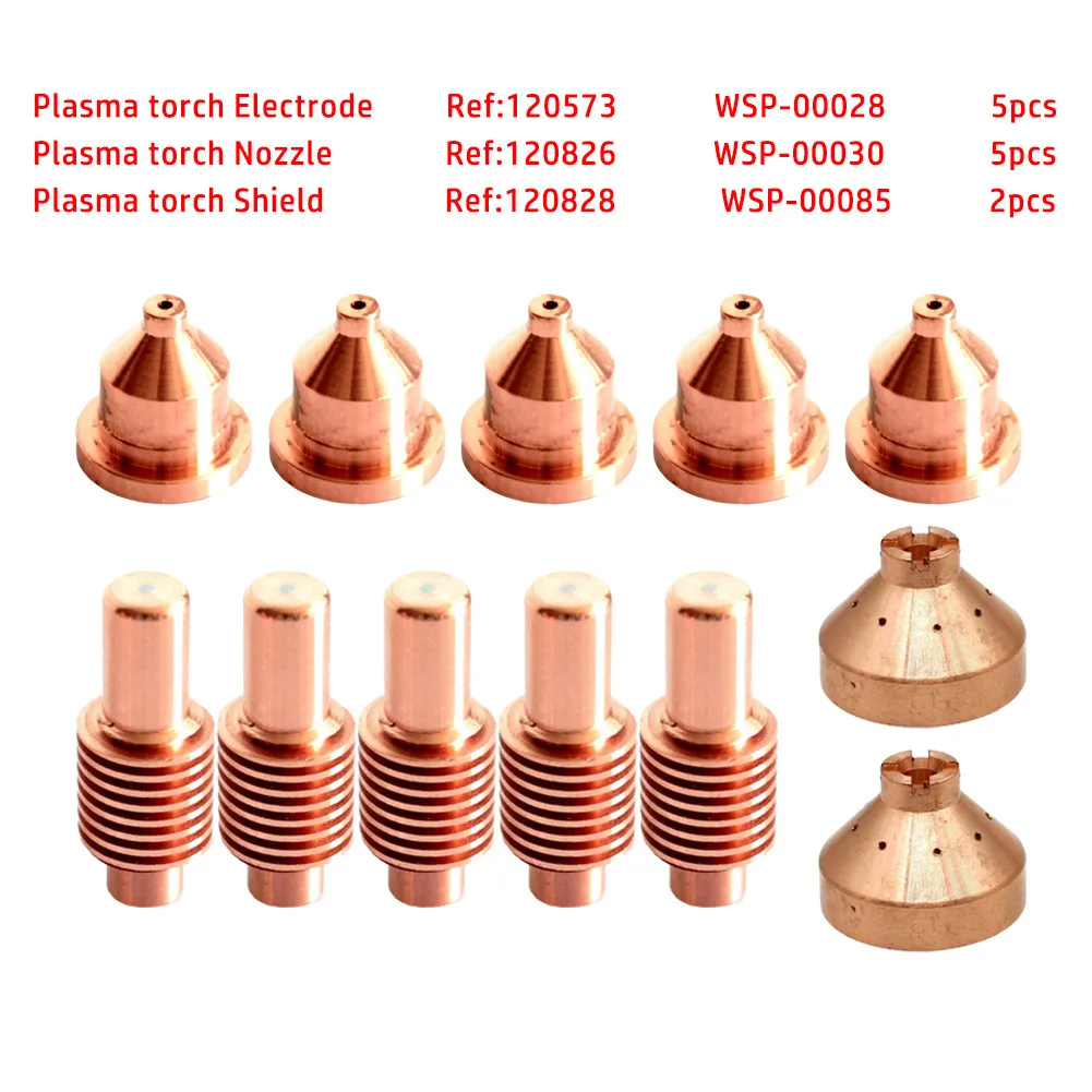 12pcs Plasma Torch Electrode Nozzles Tips 120573 120826 Shield 120828 For 600 WS OEMed Compatible Plasma Cutting Machine
12pcs Plasma Torch Electrode Nozzles Tips 120573 120826 Shield 120828 For 600 WS OEMed Compatible Plasma Cutting Machine