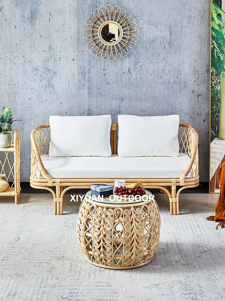 zq Rattan Sofa Small Apartment Rattan Chair Natural Real Rattan Living Room Coffee Table Balcony Backrest Rattan Chair
zq Rattan Sofa Small Apartment Rattan Chair Natural Real Rattan Living Room Coffee Table Balcony Backrest Rattan Chair