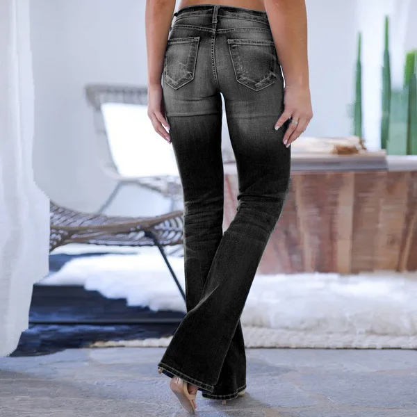 ZQLZ Casual Mid Waist Jeans Women Vintage Streetwear Flare Pants Stretch Skinny Fashion Denim Pants Plus Size Botton Fly Jeans
ZQLZ Casual Mid Waist Jeans Women Vintage Streetwear Flare Pants Stretch Skinny Fashion Denim Pants Plus Size Botton Fly Jeans