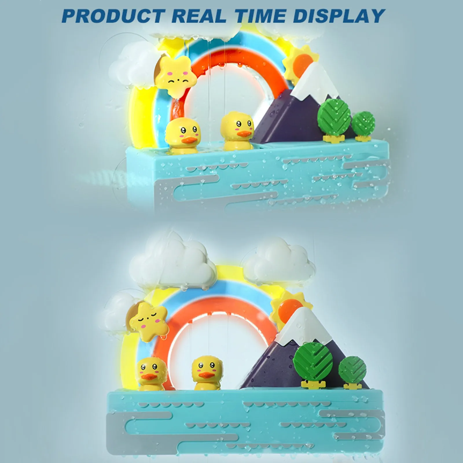 Baby Bath Toy Bathtub Suction Cups Toy Waterfall Fill Spin and Flow Toy Shower Gift Light and Music Puzzle Education Bathing Toy
Baby Bath Toy Bathtub Suction Cups Toy Waterfall Fill Spin and Flow Toy Shower Gift Light and Music Puzzle Education Bathing Toy