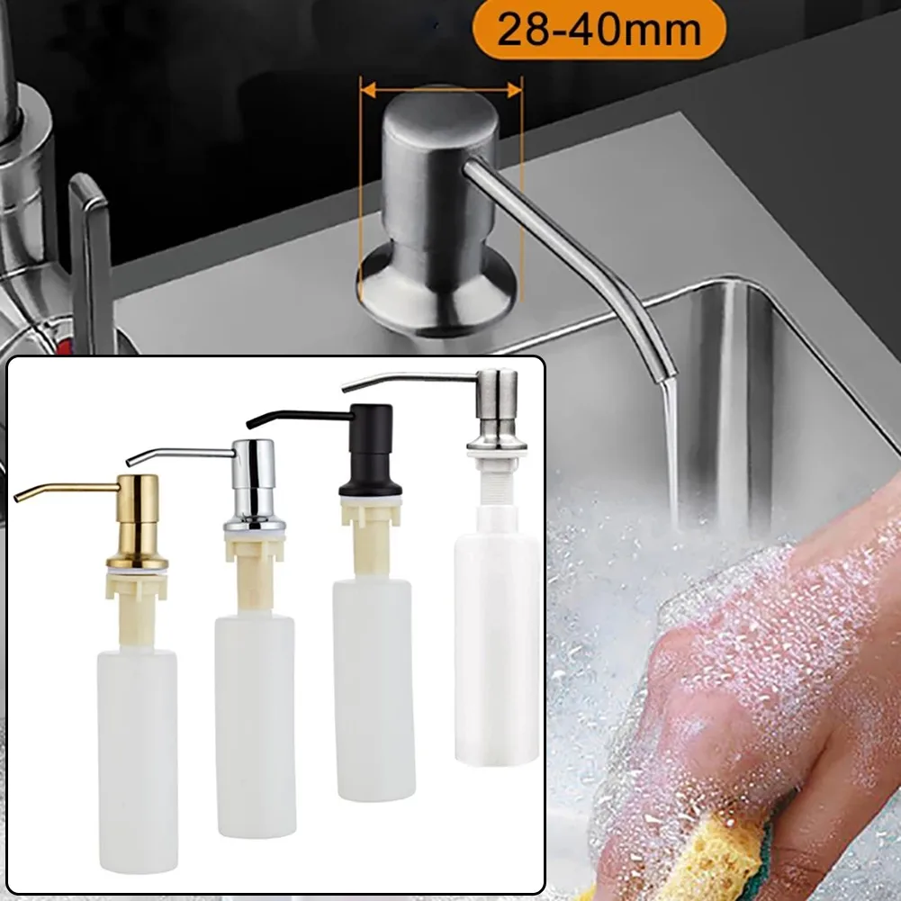 300ML Kitchen Sink Soap Dispenser Black ABS Dispenser Detergent Liquid Soap Bottle Lotion Dispensers Sink Hole 1.1-1.57inch
300ML Kitchen Sink Soap Dispenser Black ABS Dispenser Detergent Liquid Soap Bottle Lotion Dispensers Sink Hole 1.1-1.57inch
