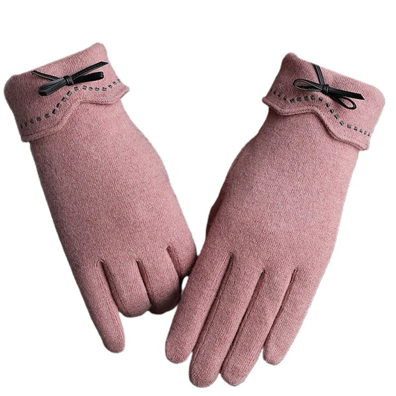 Women Winter Warm Touch Screen Full Finger Gloves Faux Wool Cute Bowknot Thicken Plush Lined Outdoor Driving Windproof Thermal
Women Winter Warm Touch Screen Full Finger Gloves Faux Wool Cute Bowknot Thicken Plush Lined Outdoor Driving Windproof Thermal