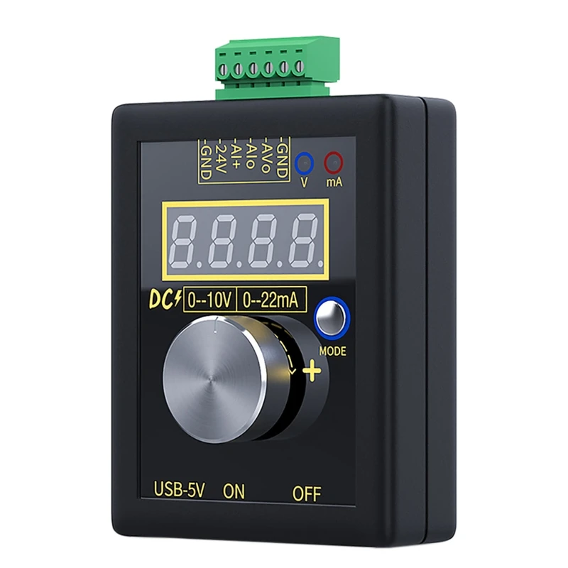 0-10V 0-20mA Signal Generator Pocket Analog Voltage Current Simulator Calibrator
0-10V 0-20mA Signal Generator Pocket Analog Voltage Current Simulator Calibrator