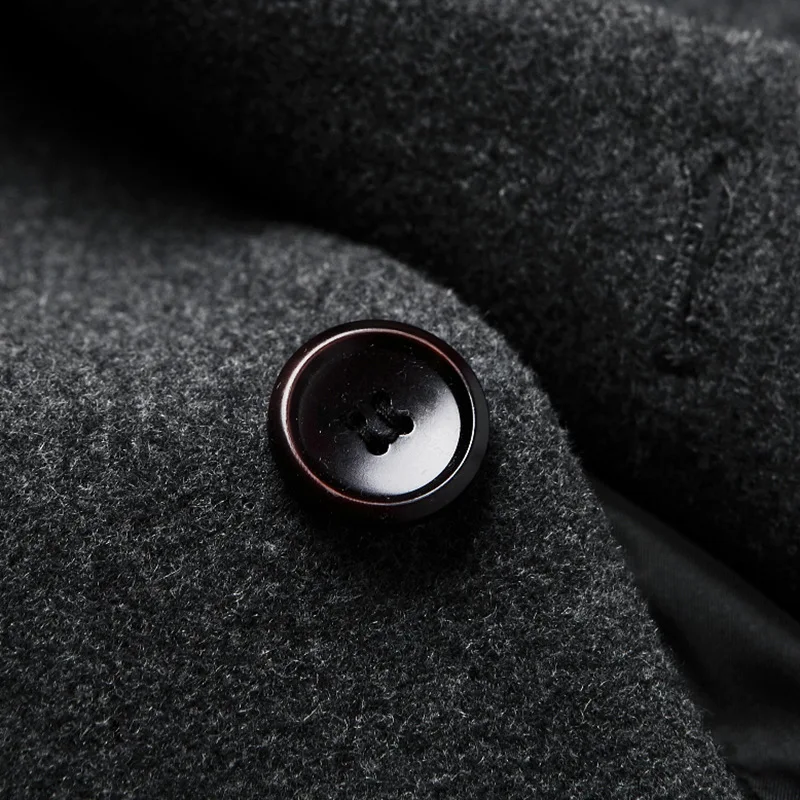 Winter Wool Jacket Men Wool Coat Casual Slim Collar Winter Jacket Men Long Trench Coat Autumn Jacket Business Clothes Black
Winter Wool Jacket Men Wool Coat Casual Slim Collar Winter Jacket Men Long Trench Coat Autumn Jacket Business Clothes Black