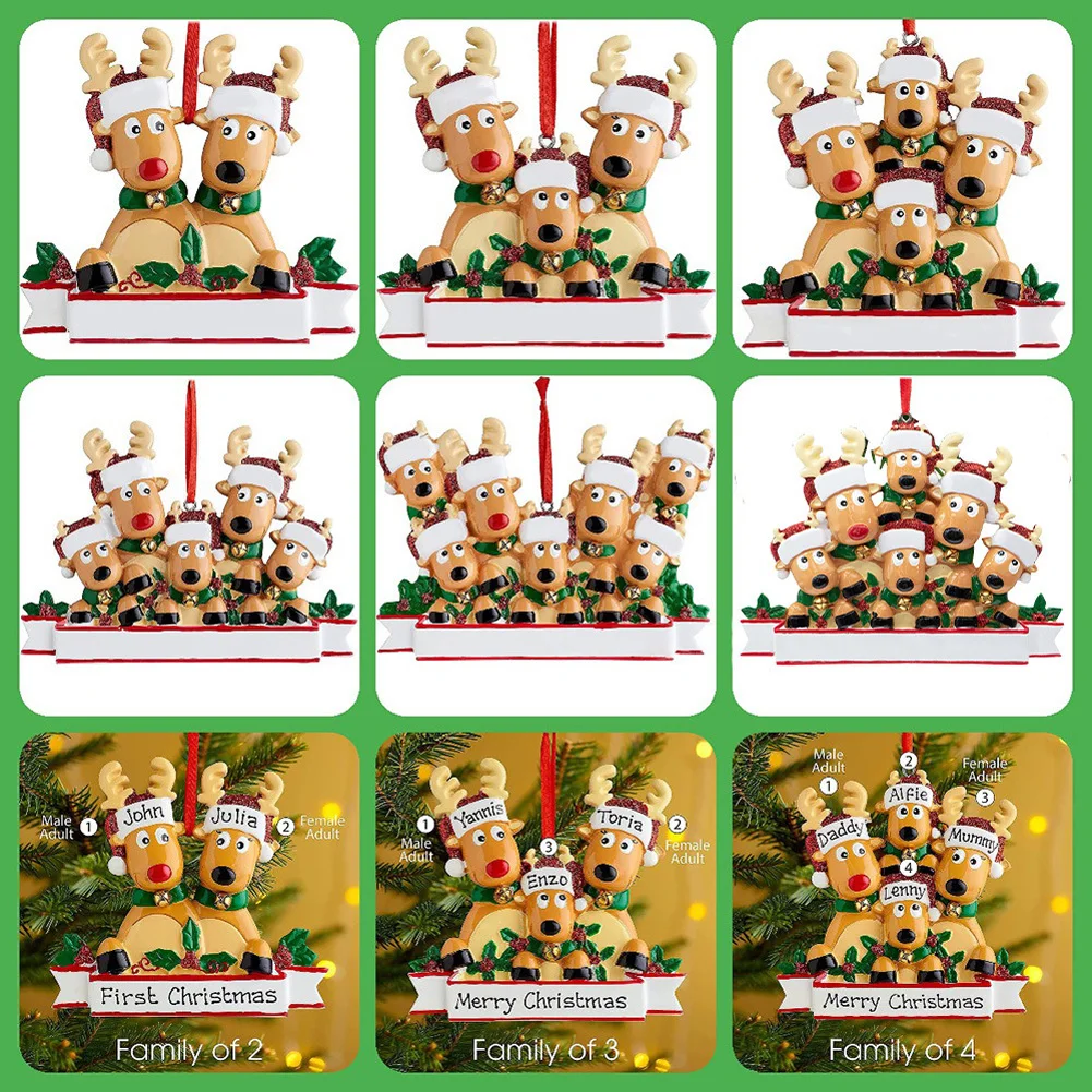 2022 New Year Gift Christmas Reindeer Xmas Elk Personalised Family Christmas XMAS Tree Hanging Decoration Bauble Gift Ornament
2022 New Year Gift Christmas Reindeer Xmas Elk Personalised Family Christmas XMAS Tree Hanging Decoration Bauble Gift Ornament