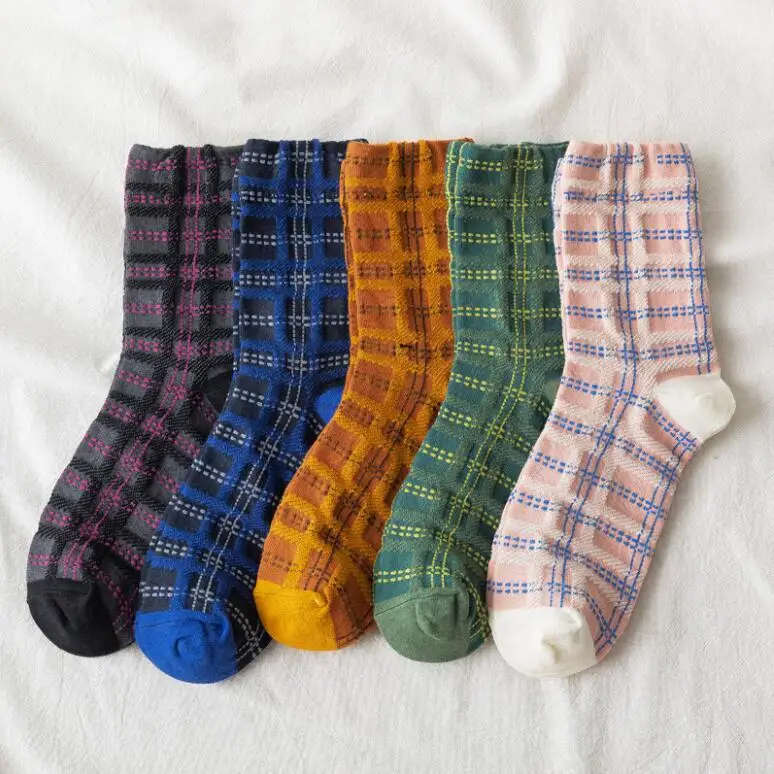 yishine 10 Pairs Retro Plaids Pattern Fashion Casual Cotton Women Girls Middle Socks for Daily Dress
yishine 10 Pairs Retro Plaids Pattern Fashion Casual Cotton Women Girls Middle Socks for Daily Dress