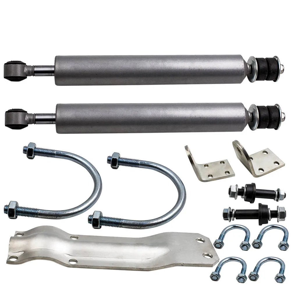 MAXPEEDINGRODS Dual Steering Stabilizer For Dodge Ram 1500 4WD 1994 1995 1996 1997 1998 1999
MAXPEEDINGRODS Dual Steering Stabilizer For Dodge Ram 1500 4WD 1994 1995 1996 1997 1998 1999
