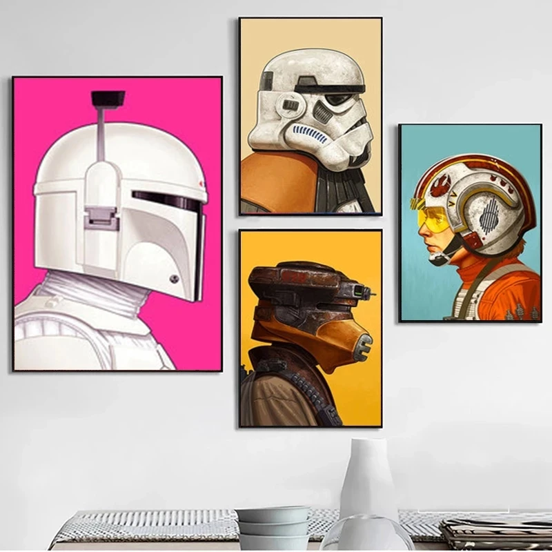 Paintings Wall Art HD Printed Star Wars Poster Modular Black Warrior White Soldier Canvas Home Decor Pictures For Living Room
Paintings Wall Art HD Printed Star Wars Poster Modular Black Warrior White Soldier Canvas Home Decor Pictures For Living Room