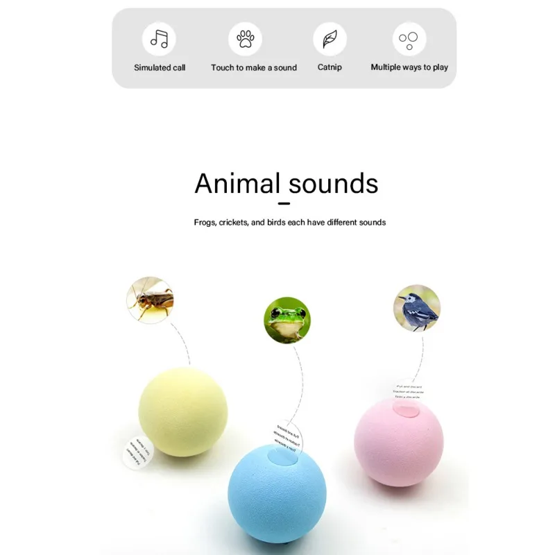 Pet Squeaky Supplies Products Toy for Cats Kitten Kitty Smart Cat Toys Interactive Ball Catnip Cat Training Toy Pet Playing Ball
Pet Squeaky Supplies Products Toy for Cats Kitten Kitty Smart Cat Toys Interactive Ball Catnip Cat Training Toy Pet Playing Ball