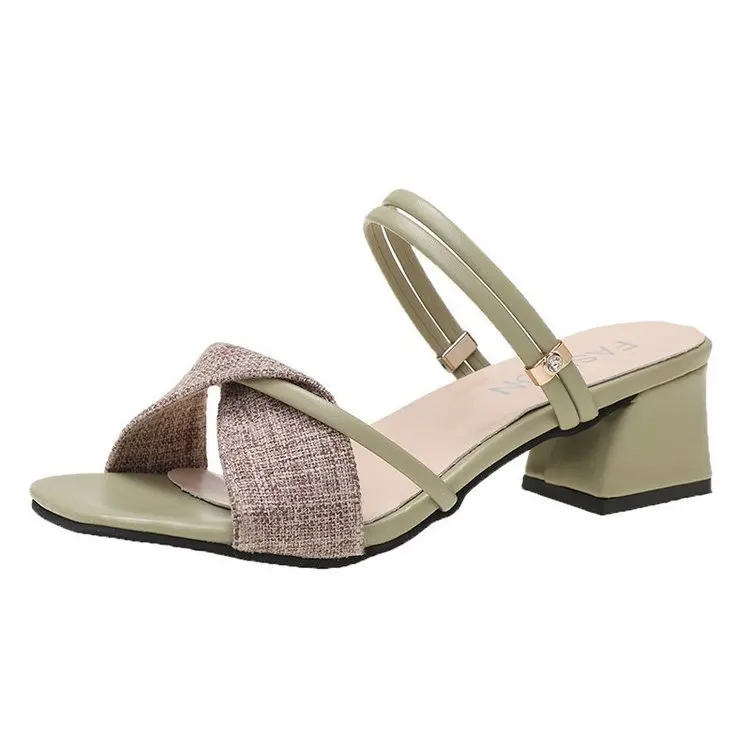 Shoes Woman 2021 Female Slippers Low Luxury Slides Lady Peep Toe New Summer Flat Designer Girl Rubber Scandals Rome Fabric Hoof
Shoes Woman 2021 Female Slippers Low Luxury Slides Lady Peep Toe New Summer Flat Designer Girl Rubber Scandals Rome Fabric Hoof