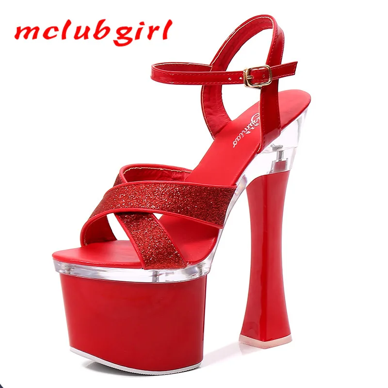 Mclubgirl Womens Platform Heels Transparent Super High Heel Summer Female Waterproof Platform Sequin Sexy Fairy Slipper LFD
Mclubgirl Womens Platform Heels Transparent Super High Heel Summer Female Waterproof Platform Sequin Sexy Fairy Slipper LFD