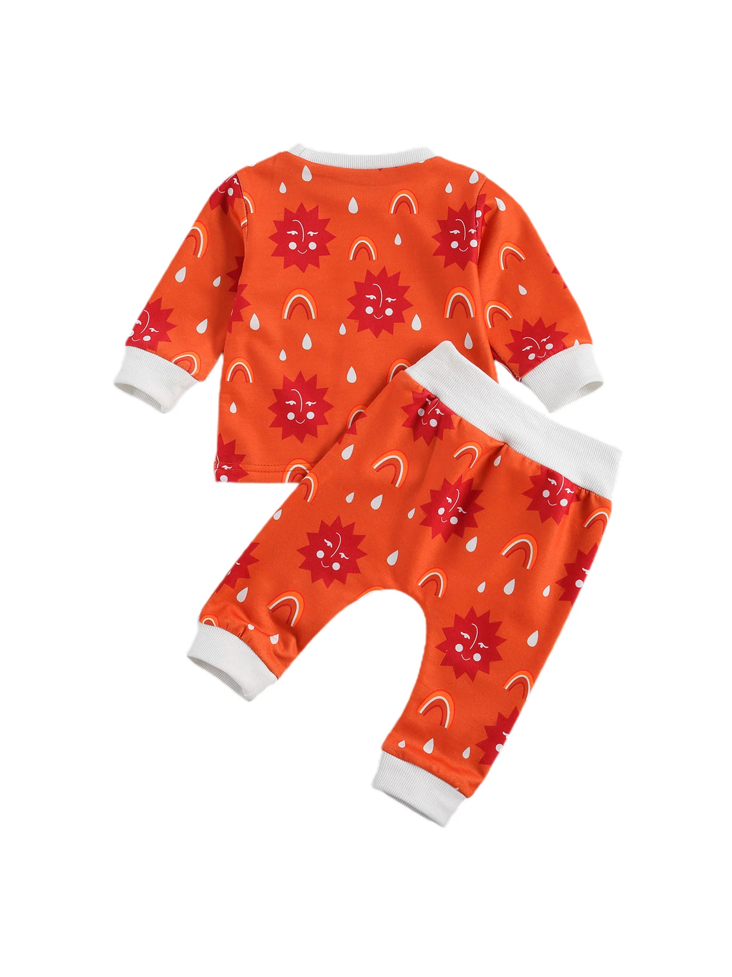 2020 New Fall Autumn 3-24M Todder Baby Girl Boy 2Pcs Set Cartoon Sun Smile Rainbow Print Long Sleeve Top+Pants Infant Clothes
2020 New Fall Autumn 3-24M Todder Baby Girl Boy 2Pcs Set Cartoon Sun Smile Rainbow Print Long Sleeve Top+Pants Infant Clothes
