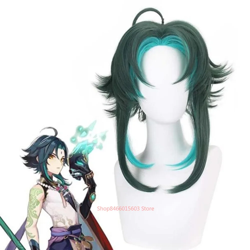Парик для косплея Game Genshin Impact Xiao, термостойкие синтетические волосы, короткие, зеленые, синие, для Хэллоуина, ролевых игр, рождественский под...
Парик для косплея Game Genshin Impact Xiao, термостойкие синтетические волосы, короткие, зеленые, синие, для Хэллоуина, ролевых игр, рождественский под...