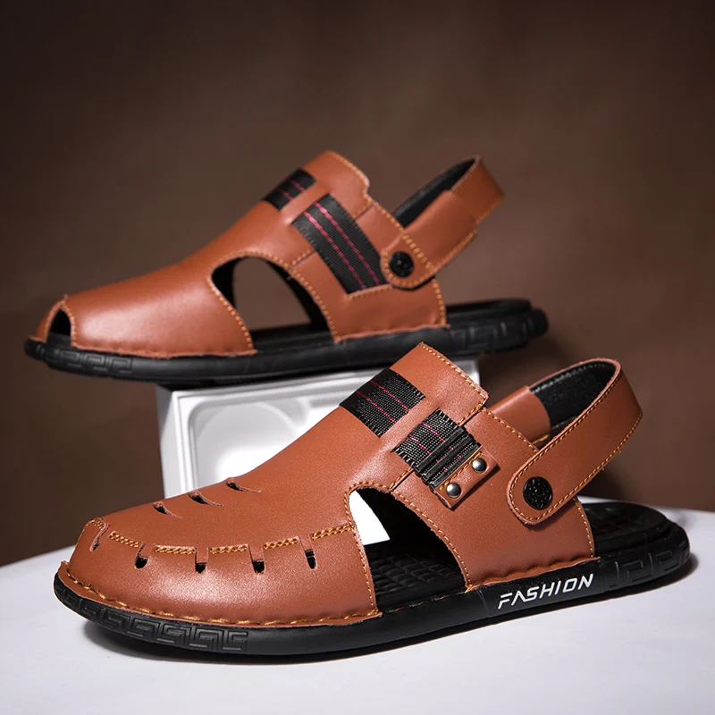 Sandals Holes Sandal Men Shoes Summer Mens Sandals Leather Male Sandalias De Cuero Para Hombre Gladiator
Sandals Holes Sandal Men Shoes Summer Mens Sandals Leather Male Sandalias De Cuero Para Hombre Gladiator