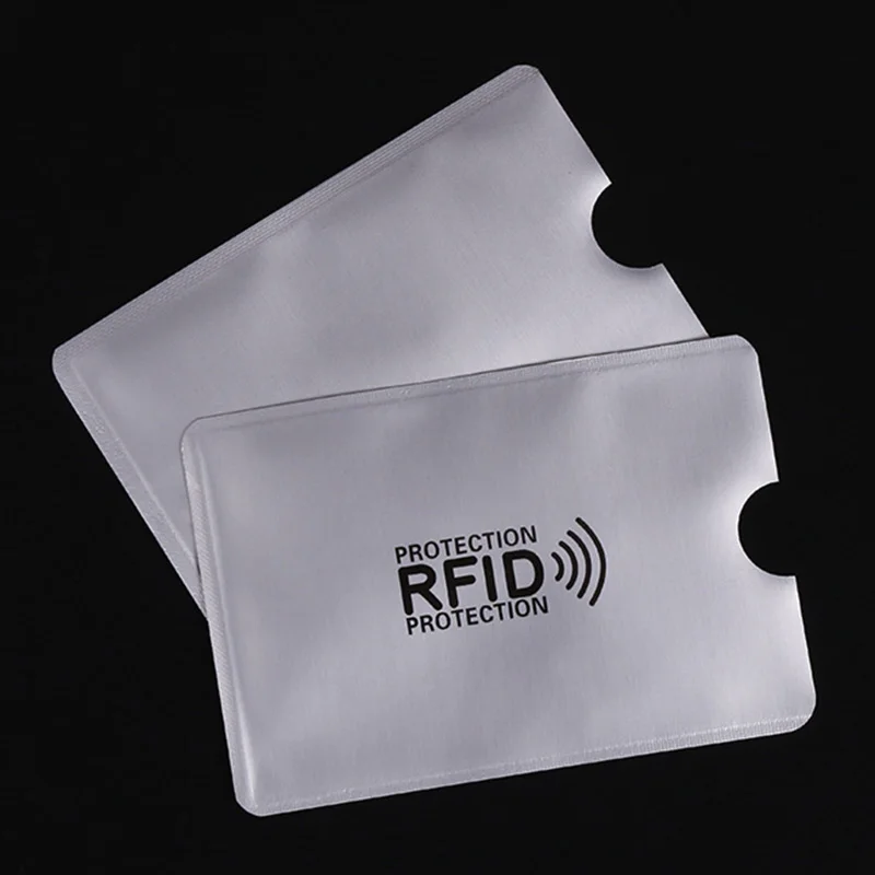 Чехол для банковских карт с блокировкой Rfid 6x9 3 см | Безопасность и защита