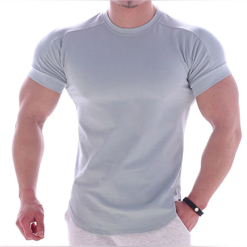 Fashion men's summer sports t-shirt gym fitness short-sleeved T-shirt men's quick-drying fitness tee shirt men's clothing
Fashion men's summer sports t-shirt gym fitness short-sleeved T-shirt men's quick-drying fitness tee shirt men's clothing