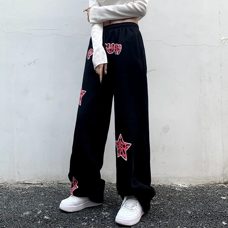 Dark Letters Casual Pants women's Winter Plus Velvet Thickening Lazy Harajuku Style Student High-Waisted Wide-leg
Dark Letters Casual Pants women's Winter Plus Velvet Thickening Lazy Harajuku Style Student High-Waisted Wide-leg