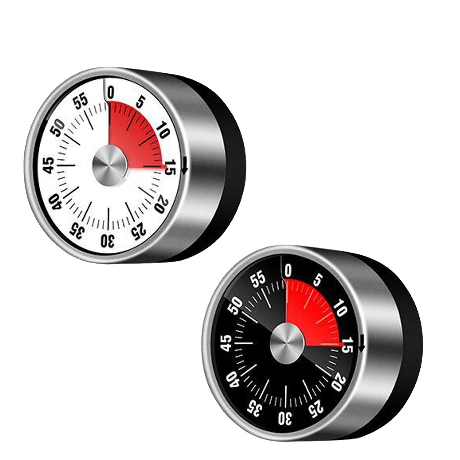 Stainless Steel Visual Timer Mechanical Kitchen Timer 60-Minutes Alarm Cooking Timer with Loud Alarm Magnetic Clock Timer New
Stainless Steel Visual Timer Mechanical Kitchen Timer 60-Minutes Alarm Cooking Timer with Loud Alarm Magnetic Clock Timer New