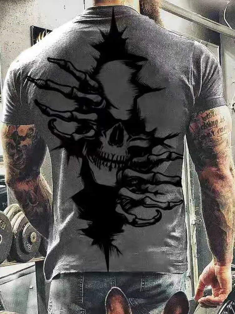 New Skull 3D Printed men's T-Shirt Summer Short-Sleeved Casual Top Oversized Streetwear 2022 Hot-Selling Printed Men's T-Shirt
New Skull 3D Printed men's T-Shirt Summer Short-Sleeved Casual Top Oversized Streetwear 2022 Hot-Selling Printed Men's T-Shirt