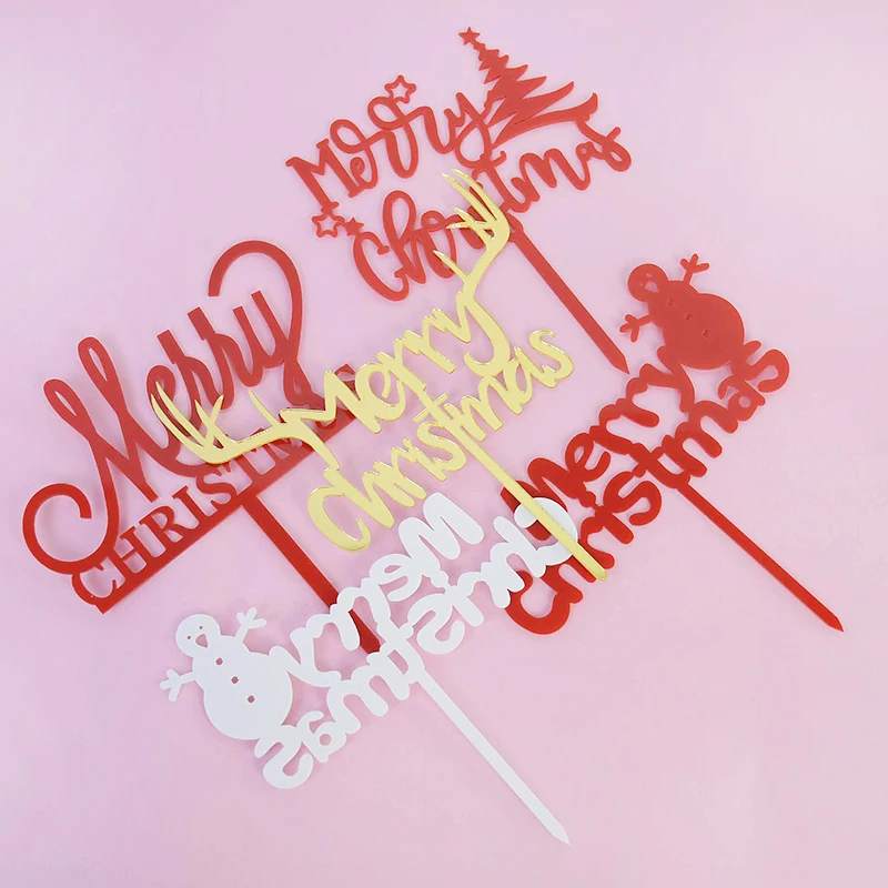 Christmas Cake Topper Supplies Snowman Merry Christmas Acrylic Cupcake Toppers Xmas New Year Party Favor Baking Cake Decoration
Christmas Cake Topper Supplies Snowman Merry Christmas Acrylic Cupcake Toppers Xmas New Year Party Favor Baking Cake Decoration