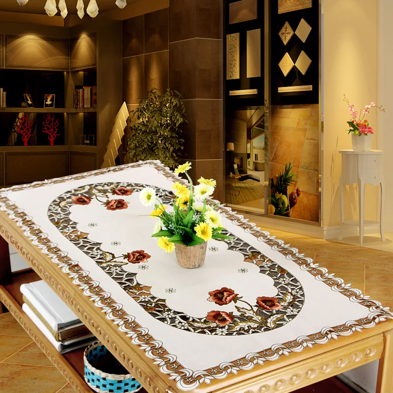 Embroidered Tablecloth Cover Rectangular Vintage Lace Tablecloth Floral Table Cloth Decoration For Kitchen Dining Party Tool
Embroidered Tablecloth Cover Rectangular Vintage Lace Tablecloth Floral Table Cloth Decoration For Kitchen Dining Party Tool