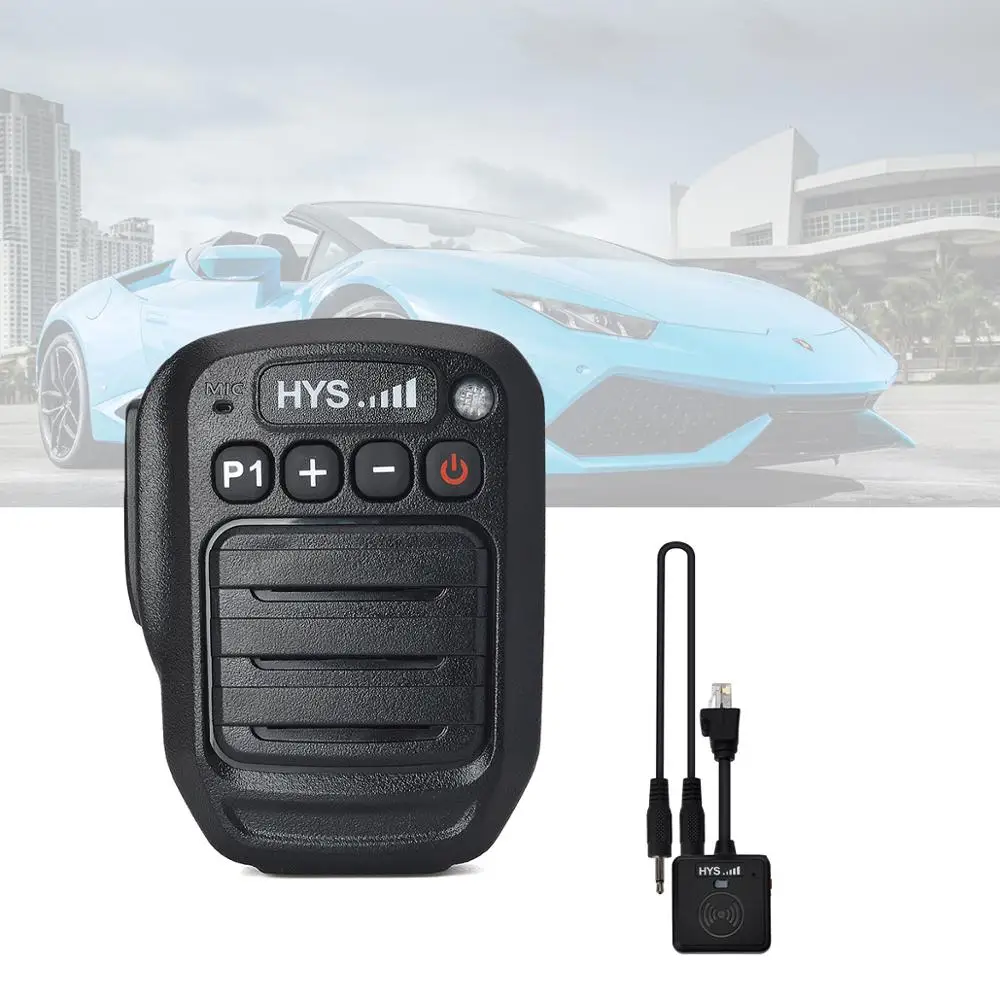 Беспроводной Bluetooth ручной микрофон HYS наплечный для kenwood Car Mobile Radio|Запчасти и