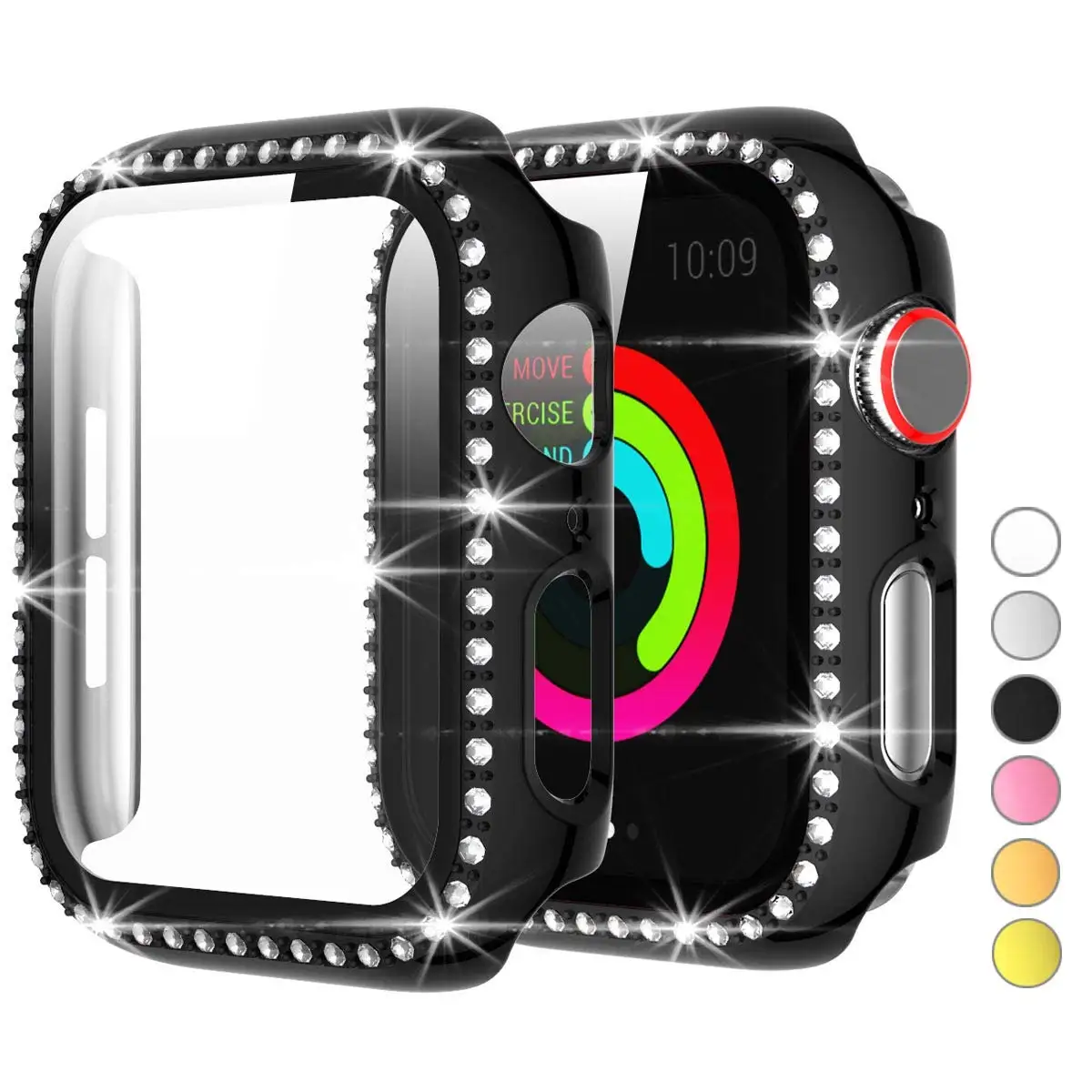 Glass+Cover For Apple Watch case 6 5 4 3 Se 44mm 40mm 42mm 38mm iWatch Tempered Screen Protector Apple watch band Accessories
Glass+Cover For Apple Watch case 6 5 4 3 Se 44mm 40mm 42mm 38mm iWatch Tempered Screen Protector Apple watch band Accessories