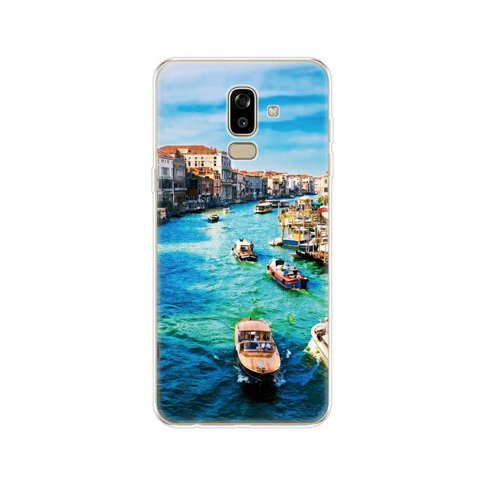 Чехол для телефона Samsung Galaxy J8 2018 задняя крышка силиконовый чехол j810 | Мобильные