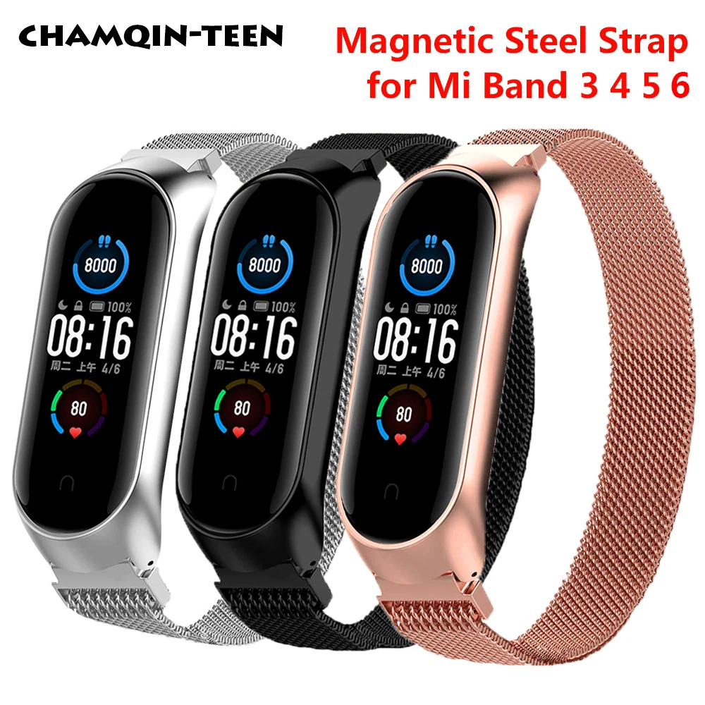 Newest Milanese Loop for Xiaomi Mi Band 6 5 4 3 Magnetic Replacement Strap for MiBand 4 5 6 Wrist Band Metal Bracelet Watchband
Newest Milanese Loop for Xiaomi Mi Band 6 5 4 3 Magnetic Replacement Strap for MiBand 4 5 6 Wrist Band Metal Bracelet Watchband