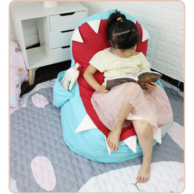 Child Sofa Bag Stuffed Animal Toy Storage Sofa Bean Bag Shark Shape Child Toy Organizer Chair for Bedroom Living Room
Child Sofa Bag Stuffed Animal Toy Storage Sofa Bean Bag Shark Shape Child Toy Organizer Chair for Bedroom Living Room