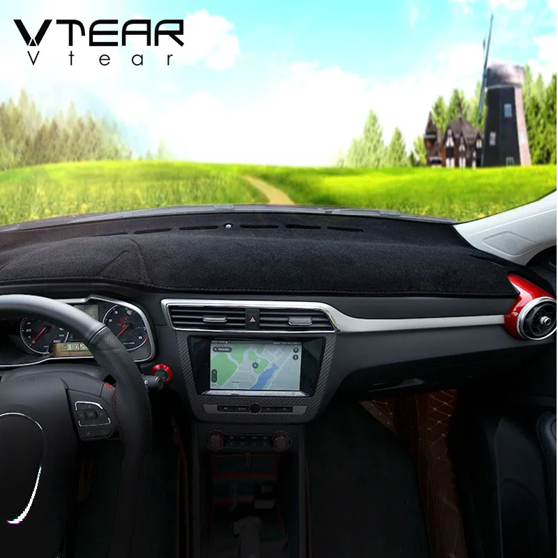 Коврик Vtear для приборной панели MG ZS автостайлинг ковер салона автомобиля с
