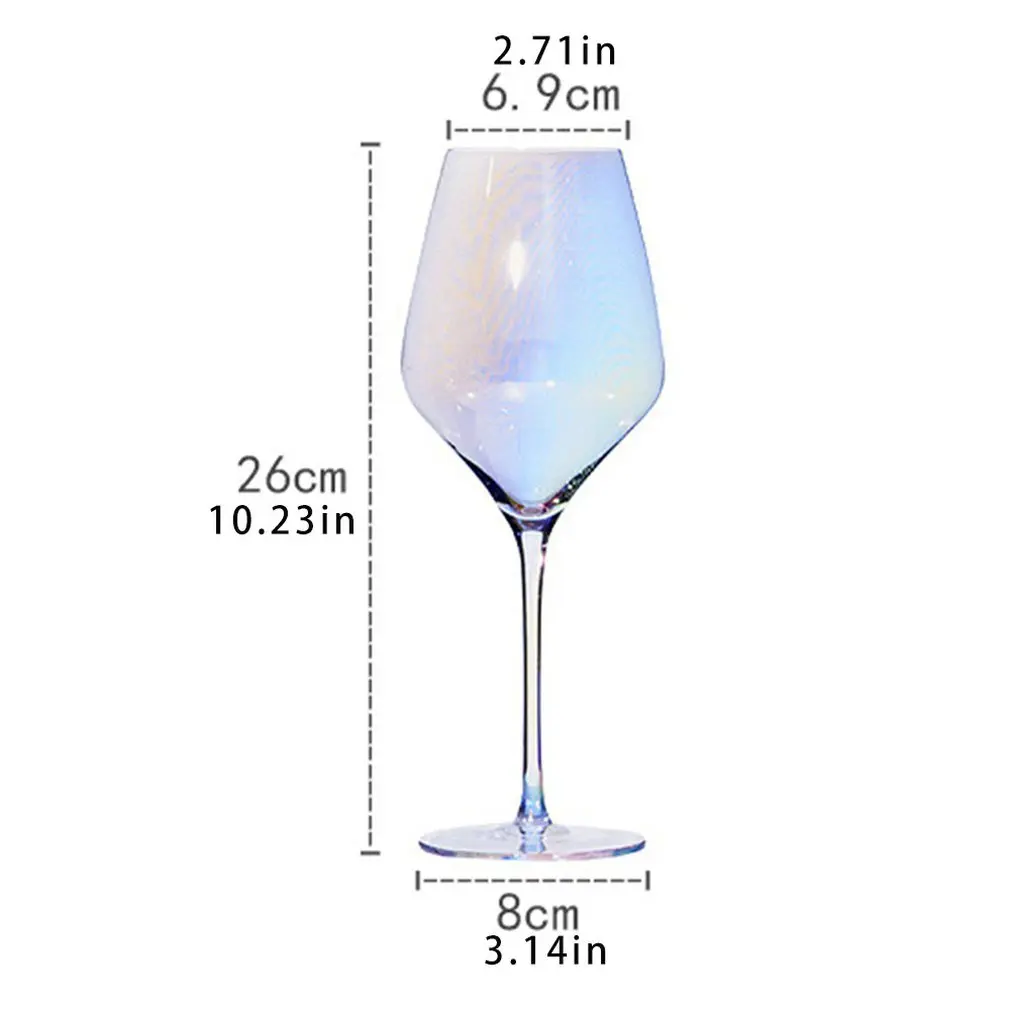 Goblet Rainbow Cup Colorful Crystal Champagne Glass Color Red Wine Glass Creative Ion Plating Wine Glass
Goblet Rainbow Cup Colorful Crystal Champagne Glass Color Red Wine Glass Creative Ion Plating Wine Glass