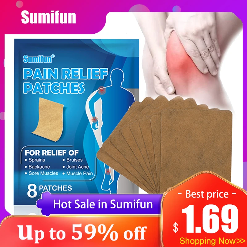 Sumifun 8Pcs=1bag Joint Ache Medical Plaster Herbal Muscle Sprains Back Pain Relief Patch Treat Bruises Knee Joint Pain Sticker
Sumifun 8Pcs=1bag Joint Ache Medical Plaster Herbal Muscle Sprains Back Pain Relief Patch Treat Bruises Knee Joint Pain Sticker