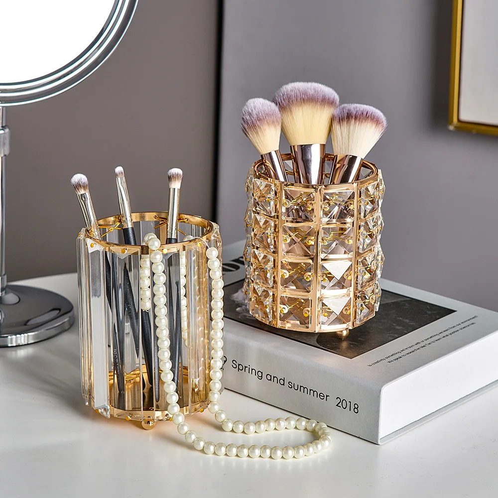 Glass Makeup Brush Holder Makeup Organizer Cosmetic Holder Lipstick Pencil Storage Container Transparent Home Storage Box Holder
Glass Makeup Brush Holder Makeup Organizer Cosmetic Holder Lipstick Pencil Storage Container Transparent Home Storage Box Holder