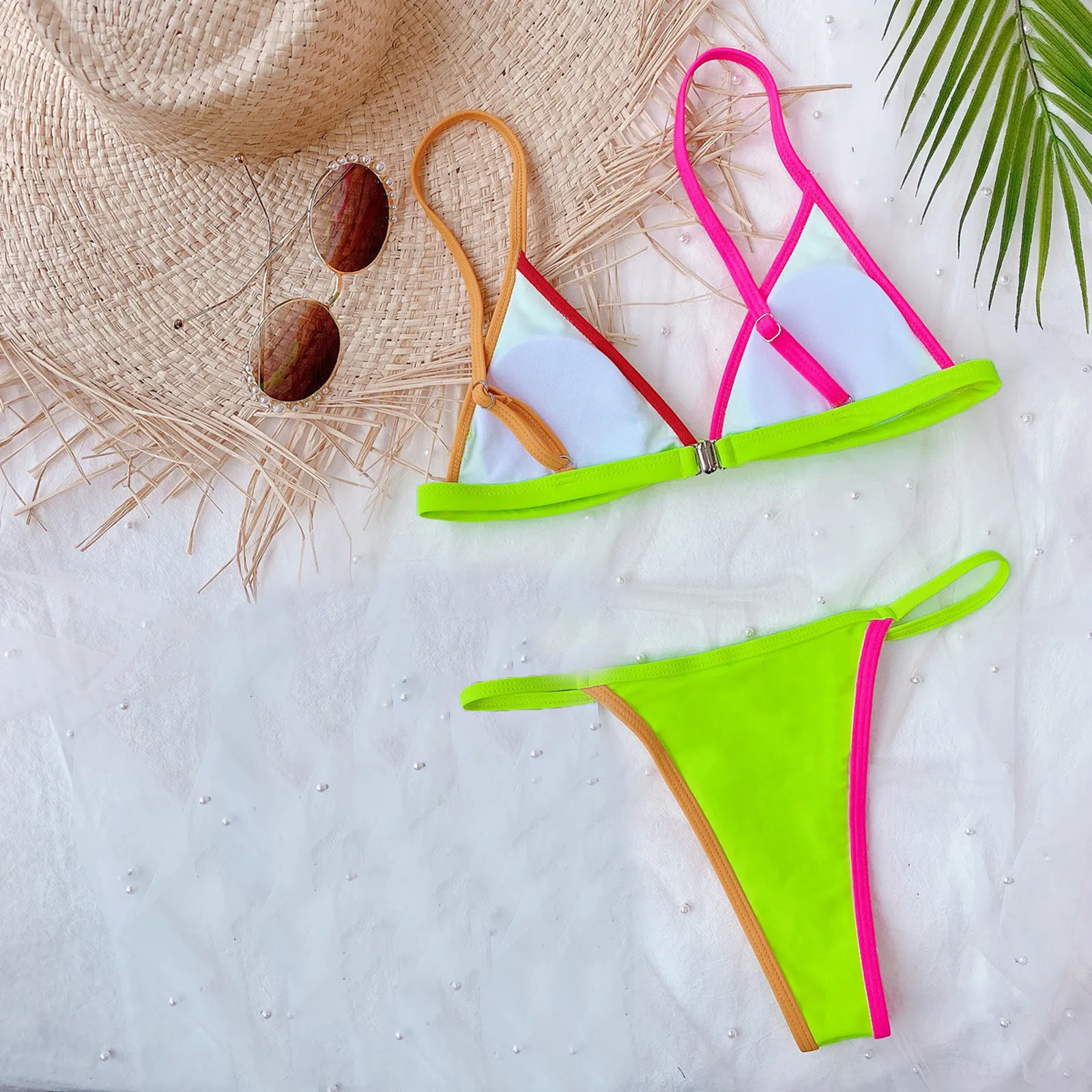 High Cut Swimwear Women Sexy Push Up Bikini Set Patchwork Liner Bra Bathing Suit Beach Wear Swimming Swimsuit Summer Tankini
High Cut Swimwear Women Sexy Push Up Bikini Set Patchwork Liner Bra Bathing Suit Beach Wear Swimming Swimsuit Summer Tankini