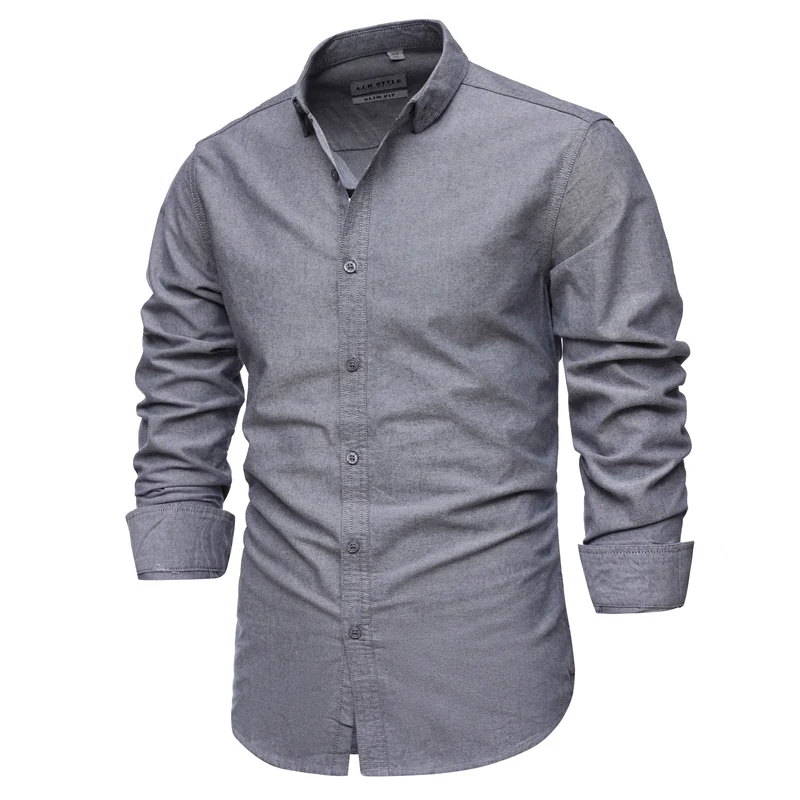 9 Colors 2021New 100% Cotton Oxford Shirt Men Spring Casual Men Shirt Long Sleeve Slim Fit Dress Shirts Men's Social Shirt
9 Colors 2021New 100% Cotton Oxford Shirt Men Spring Casual Men Shirt Long Sleeve Slim Fit Dress Shirts Men's Social Shirt