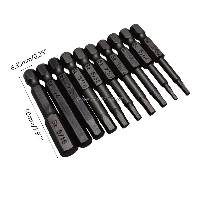 10PCS Black Magnetic Hexagon Screwdriver Bits S2 Steel 1/4 Inch Hex Shank Screw Drivers Set 50MM Dropship
10PCS Black Magnetic Hexagon Screwdriver Bits S2 Steel 1/4 Inch Hex Shank Screw Drivers Set 50MM Dropship
