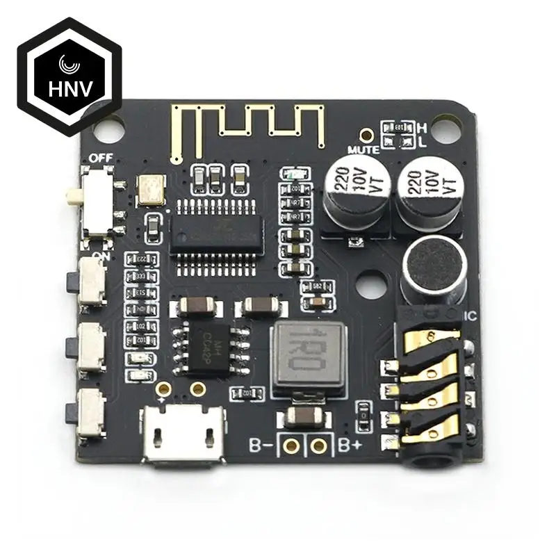 Mini Bluetooth 5.0 MP3 Decoder Board Audio Receiver MP3 Lossless Player Wireless Stereo Music Amplifier Module
Mini Bluetooth 5.0 MP3 Decoder Board Audio Receiver MP3 Lossless Player Wireless Stereo Music Amplifier Module