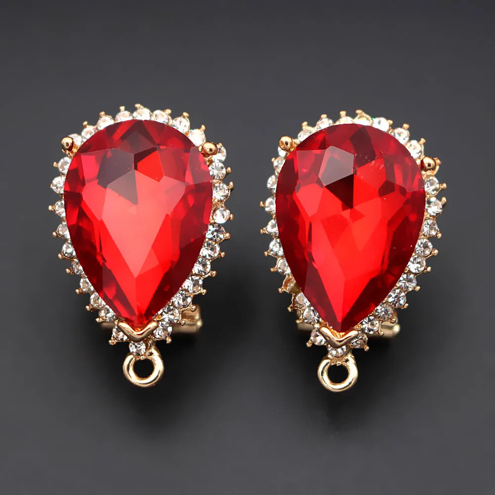 1pair Women Drops Crystal Earrings Connector Linkers Charms DIY for African Wedding Jewelry Women Tassel Dangle Earrings Making
1pair Women Drops Crystal Earrings Connector Linkers Charms DIY for African Wedding Jewelry Women Tassel Dangle Earrings Making