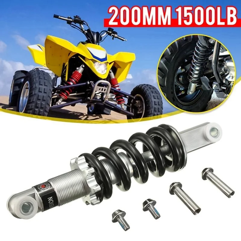 200 мм 1500Ib, мини-мотоцикл ATV внедорожник, задняя подвеска, бампер, амортизатор, амортизатор, горный велосипед, складной велосипед
200 мм 1500Ib, мини-мотоцикл ATV внедорожник, задняя подвеска, бампер, амортизатор, амортизатор, горный велосипед, складной велосипед