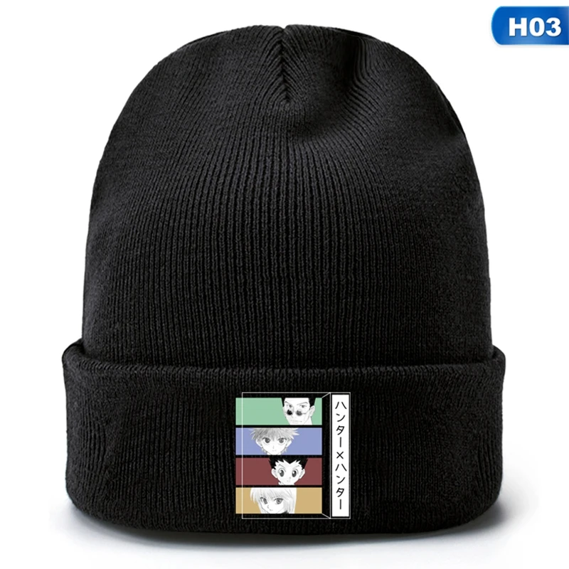 2021 Winter Anime Hunter X Hunter Wool Soft Hats Knitted Autumn Cosplay Caps Keep Warmer Bonnet Unisex Casual Black Cap Gifts
2021 Winter Anime Hunter X Hunter Wool Soft Hats Knitted Autumn Cosplay Caps Keep Warmer Bonnet Unisex Casual Black Cap Gifts