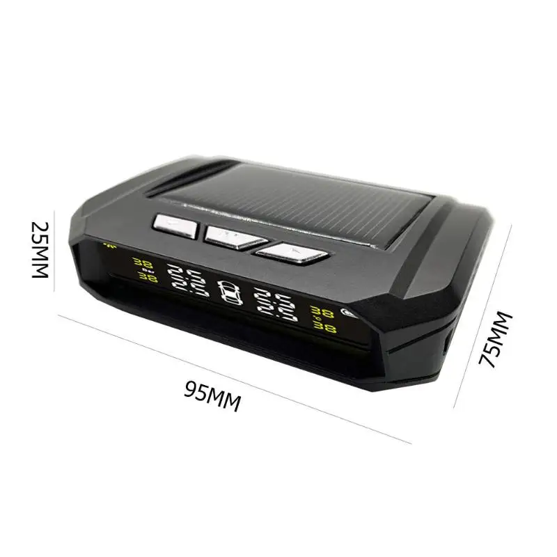 VODOOL AN-05 Wireless Smart TPMS Car Tire Pressure Monitoring System Solar Power LCD Display Auto Tyre Security Alarm Systems
VODOOL AN-05 Wireless Smart TPMS Car Tire Pressure Monitoring System Solar Power LCD Display Auto Tyre Security Alarm Systems