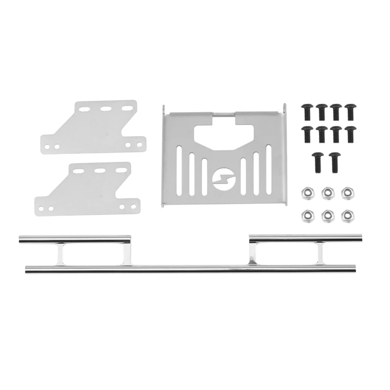 Silver Metal Rear Bumper for 1/10 RC Car TRAXXAS TRX4 G500 TRX6 G63 Upgrade Parts
Silver Metal Rear Bumper for 1/10 RC Car TRAXXAS TRX4 G500 TRX6 G63 Upgrade Parts