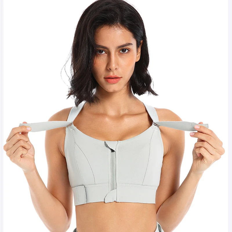 Front Zipper Sports Women's Bra Underwear Running Fitness Seamless Brassiere Shockproof Breathable without Underwire Bralette
Front Zipper Sports Women's Bra Underwear Running Fitness Seamless Brassiere Shockproof Breathable without Underwire Bralette