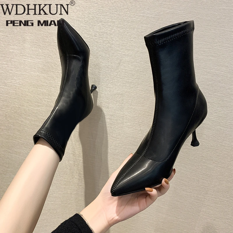 2021 New Women's Boots Spring and Autumn Single Boots High-heeled Korean Version of Wild Winter Plus Velvet Ankle Boots Pointed
2021 New Women's Boots Spring and Autumn Single Boots High-heeled Korean Version of Wild Winter Plus Velvet Ankle Boots Pointed