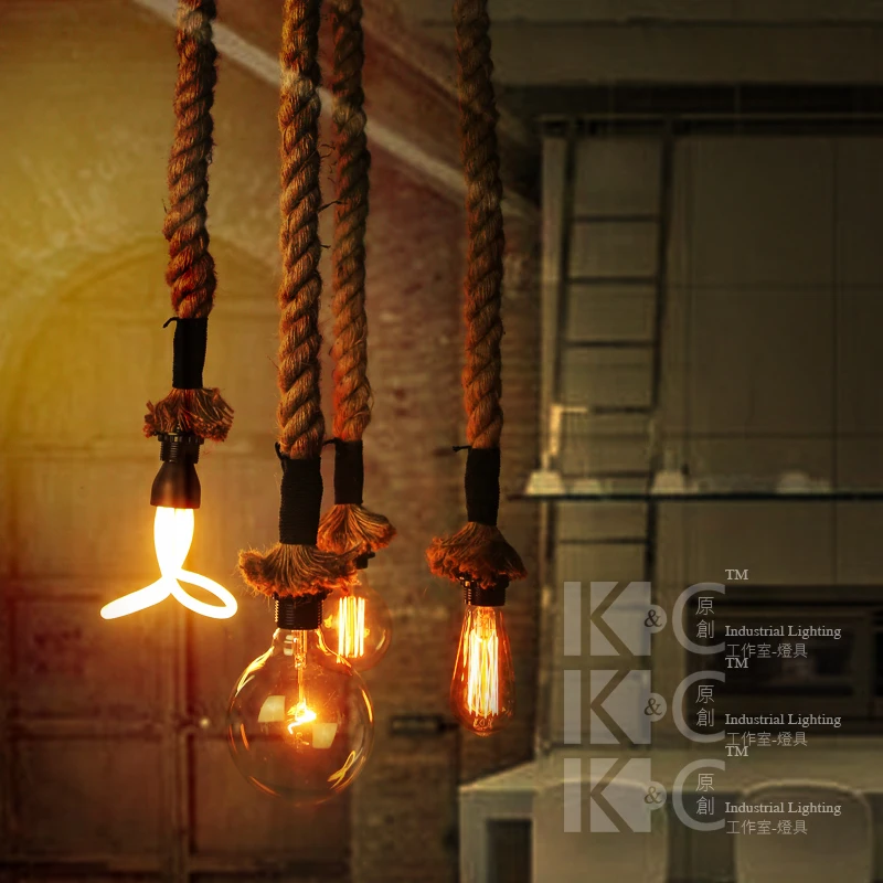 Creative Diy Retro Rope Pendant Light Loft Vintage Lamp Restaurant Bedroom Diningroom Pendant Lamp Hand Knitted Hemp Rope Light
Creative Diy Retro Rope Pendant Light Loft Vintage Lamp Restaurant Bedroom Diningroom Pendant Lamp Hand Knitted Hemp Rope Light